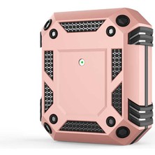 Prolysus Air Pods Kılıf Zore Airbag 15 Kılıf-Rose Gold