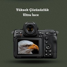 Rova Cda Store Canon Powershot SX740 Hs Uyumlu 3 Adet Fotograf Makinesi Için LCD Ekran Koruyucu Nano Jelatin