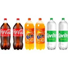 Coca-Cola Fanta Sprite 2,5 Lt 6 Lı Karma Paket