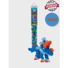 Toyfest Plus - Plus Minecraft Temalı Silindir Kutuda LEGO Triceratops Yapı Oyuncağı ( 100 Parça )  4094