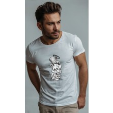 Baskiup Erkekbaskılıt-Shirt Erkektişört