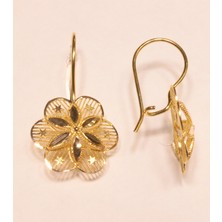 Güler Kuyumculuk Altın Gül Küpe