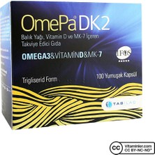 Omepa Omega 3 Vitamin D Mk-7 100 Kapsül