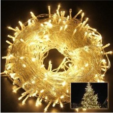 Home Dekor Hediye 10 Metre Fonksiyonlu Animasyonlu 100 Ledli Özel Günlere Kutlama Süsleme Fişli Şeffaf Kablolu Günışığı Peri LED Animasyonlu