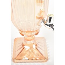 Seta Crystal Cam Limonatalık Amber 16 * 16 * 46 Cm