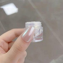 Aba Nails Nail Art Tırnak Süsleme Inci Tozu Sedefli Beyaz No:1