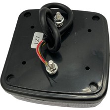 Ais 12V-24V Stop Lambası (Ledli) (Kare) Beko Loder-Komatsu-Volvo (103*107 Mm)