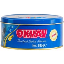Okyay x 2 Adet Vanilyalı Teneke Kutu Helva 840 gr