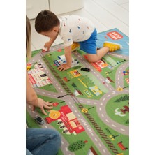 LAY'n PLAY Tufting Dokuma Çocuk Oyun Halısı - City & Traffic | Şehir & Trafik