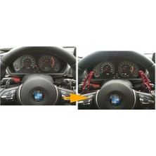 Bmw F serisi m3 direksiyon f1 vites kulakçık paddle shift kırmızı