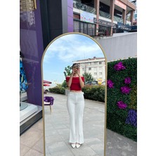 Lavessa Modanne Yaka Streplez Bustiyer - Kırmızı