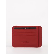 Fabrika Kırmızı Erkek 9X8X2 cm Deri Kartlık Frk 308 Flt