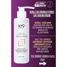 KT9 Durulanmayan Bukle Belirginleştirici Saç Bakım Kremi 250 ml Beyaz Krem Formu ile Günlük Kullanıma Uygun