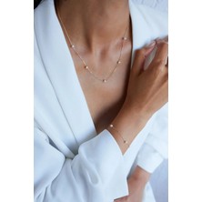 Güler Kuyumculuk 14 Ayar Altın Inci Taşlı Takım