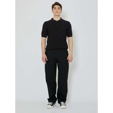 John Richmond Siyah Erkek Polo T-Shirt UMP24214PO
