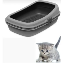 Sermer Pazarlama Açık Elekli Kedi Tuvaleti Tüm Kumlara Uyumludur