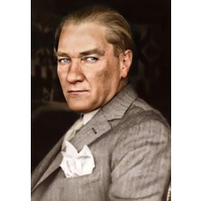 Doğal Tercih Büyük Lider Mustafa Kemal Atatürk Portresi Duvar Sticker