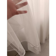 Karmaş Home Grek Tül Perde (Pilesiz 1x1)