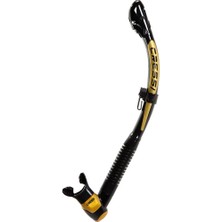 Cressi Itaca Ultra Dry Şnorkel Siyah-Sarı