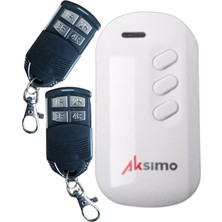 Aksimo Butonlu Mini Alıcı +4 Kanallı 2 Kumanda