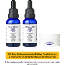 Dr.Gülenay Laboratoire Dermatologique Cilt Tonu Eşitleyici Leke Karşıtı Aydınlatıcı Etkili C Vitamini Serum Ile Günlük Nemlendirici Set