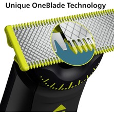 Nidage Şarjlı Oneblade Pro Face + Body , (Model QP6551/30) Islak ve Kuru 3-5   Saç-Sakal-Vücut Bey