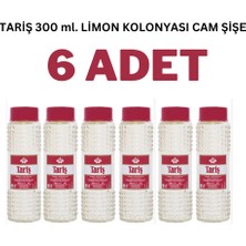 Tariş 300 Ml. Limon Kolonya Cam Şişe x 6