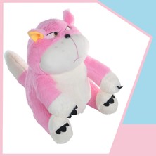 Dada Toys Kizgin Kedi Sabriye Peluş Uyku Arkadaşi 40 cm Pembe 416008