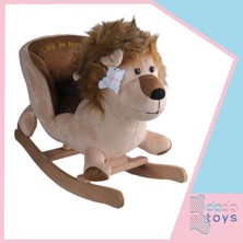 Dada Toys Sallanan Doldurulmuş Aslan Peluş Rocker 60 cm Kahverengi-Krem 416008