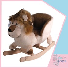 Dada Toys Sallanan Doldurulmuş Aslan Peluş Rocker 60 cm Kahverengi-Krem 416008