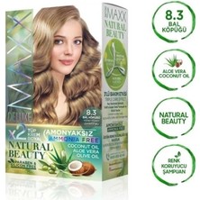 Maxx Deluxe Natural Beauty Amonyaksız Saç Boyası 8.3 Bal Köpüğü