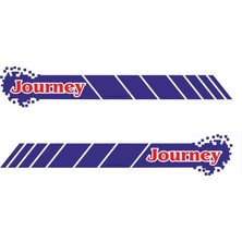 Ford Transit Journey Yazı Etiket Çıkartması Yanlar 2 Adet