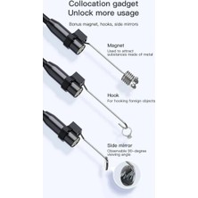 Ucuzcu Market Endüstriyel Endoskop 10 Metre Yılan Kamera 4.3 Inç IPS Ekran IP67 Su Geçirmez Kamera HD1080P 8mm Lens (Araba- Boru Kanalizasyon Inceleme Kamerası)