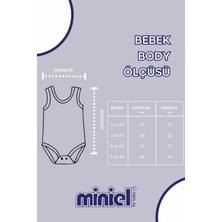 Miniel Erkek Bebek Kolsuz Penye Organik Pamuklu 3-6-9-12 Ay Bebek Çıtçıtlı Body - MAVİ