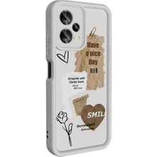 Musal Xiaomi Redmi Note 12 5g Kılıf Kamera Korumalı Baskılı Arka Yüzey Klas Kapak