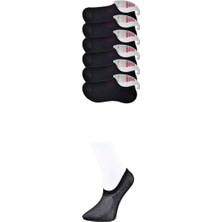 Mbb E-Ticaret Siyah Kadın Görünmez Çorap 6 Çift