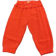 Çikoby Kız Bebek Fiyonk Detaylı Yazlık Pantolon
