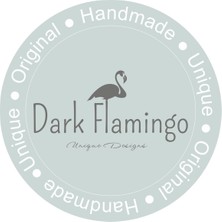 Dark Flamingo El Yapımı Üç Boyutlu Ahşap Modern Afrika Kabile Maskesi Ev ve Ofis Duvar Dekorasyon Ürünü