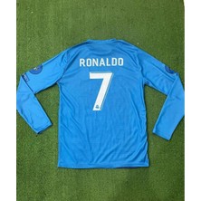 Cheecky Chic Ronaldo Uzun Kol Yetişkin Turkuaz Forması