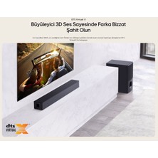 LG Ev Sinema Soundbar Sistem Dts Virtual: x 600W Yüksek Ses ve Kalite, 4.1 Kanal Sinema Deneyimi, Kablosuz Bluetooth Optik, HDMI ve USB Ses Sistemi