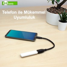 Hubify Type-C To USB Otg Kablo, Type-C 3.1 + USB 3.0 Çevirici.