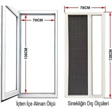 Mediterian 90 x 210 Akordeon Pilise Yırtılmaz Ped Kedi Tüllü Kapı Sineklik Altınmeşe (90X210) Istenilen Ölçüde