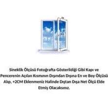 Mediterian 120 x 220 Pileli Sineklik Sürgülü Sineklik Akordiyon Sineklik Çelik Kapı Sineklik Anrasitgri Çelik