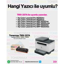 tonermax Tonermax® Hp 207A W2211A Muadil Toner Mavi- Çipli/ Laserjet M255 / M282 / M283