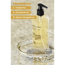 Cosmogenesis Labs Bitkisel Nemlendirici Cilt ve Makyaj Temizleme Yağı Vegan Yatıştırıcı Sebum Dengeleyici 400 ml