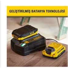 Mediterian Anahtarsız Fatmax 18W 2AH V20 Çift Akü Darbesiz Matkap Akülü 18 W 2'li  20 Volt Kablosuz 2 Yıl