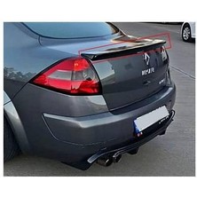 Fiber Aksesuar Fiberaksesuar Renault Megane 2 Siyah Spoiler