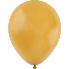 Organizasyon Pazarı 5 Inç Zerdeçal Renk Küçük Boy 50 Li Dekorasyon Balonu