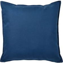 Ikea Gurlı Kırlent Kılıfı - 50X50 cm - Koyu Mavi
