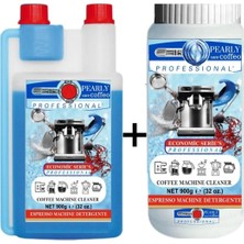 Pearly Care Coffeo Espresso Makine Temizleyicisi Likit ve Toz Deterjan 2'li Set